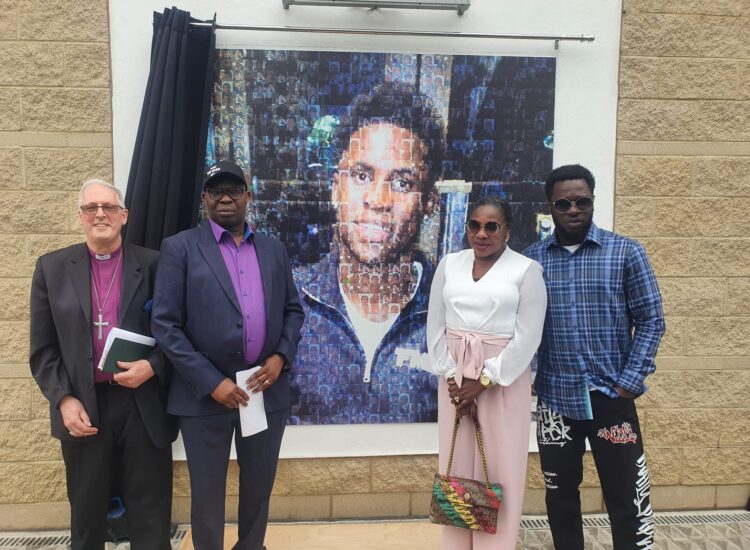 Jimi's Family with Bishop Christopher
